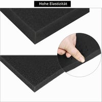 QWORK Raster spužva u kockicama 4 kom 400x300x25 mm + 4 kom 400x300x10 mm za zaštitu alata, kamera i kozmetike 5