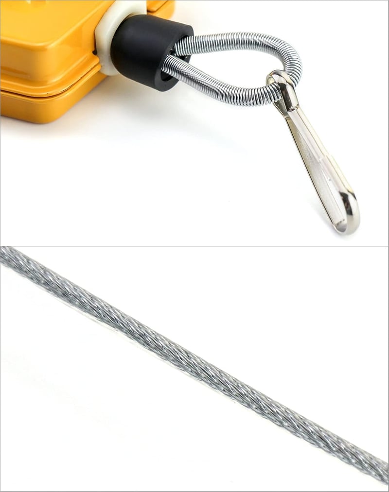 QWORK Rugós Szerszámtartó Emelő 0,5-1,5 kg Terheléshez Függesztett Szerszámokhoz - 0.5-1.5kg