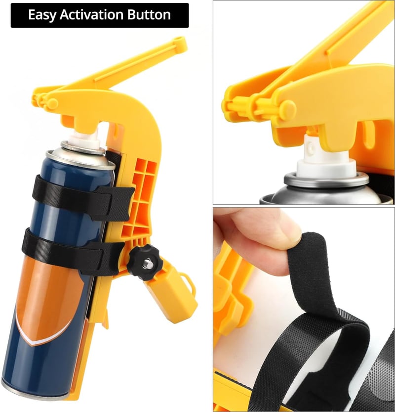QWORK Spray Adapter Hosszabbító Rúd Állítható Aerosol Spray Fej Adapter