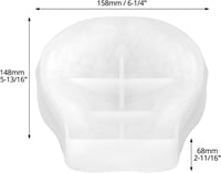 QWORK Szilikon Forma Epoxi Gyantához, 3D Kéz Dizájn, DIY Kézműves Dekoráció 5