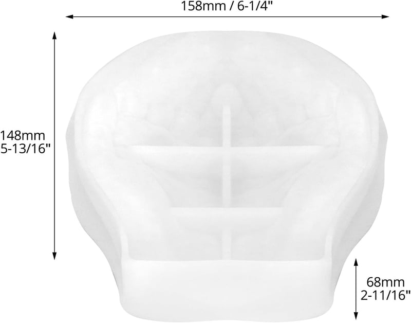 QWORK Szilikon Forma Epoxi Gyantához, 3D Kéz Dizájn, DIY Kézműves Dekoráció