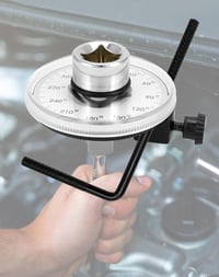 QWORK Szögmérő Mágneses Karokkal Autószereléshez 360° 4