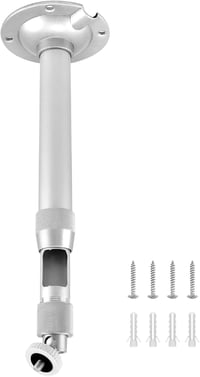 QWORK univerzális projektor fali/mennyezeti tartó állítható 20-40 cm, 1/4" menet 1