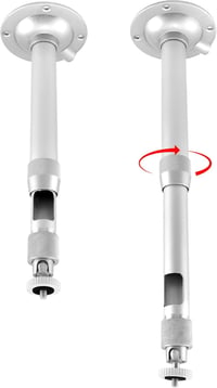QWORK univerzális projektor fali/mennyezeti tartó állítható 20-40 cm, 1/4" menet 2