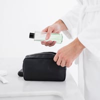 Set 4 sticle de călătorie QWORK, 250 ml, recipiente din plastic reîncărcabile cu capac flip-top pentru cosmetice, șampon și călătorii 5