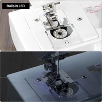QWORK Varrógép Kezdőknek 12 Öltéssel LED Világítással Szabakar Szett 4