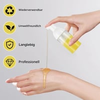qxayxa Penová dávkovacia fľaša na mydlo 30 ml – 11 ks cestovných fliaš s penovou pumpičkou na tekuté mydlo, telové mlieko, na použitie v kuchyni a kúpeľni 7