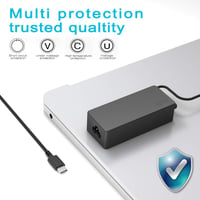 QYD 65W USB-C nabíjačka na notebook pre Lenovo Yoga 9i 7i 720 730 910 ThinkPad E14 E15 T14 T15 T480 T580 X1 Carbon Gen 9, náhradný sieťový adaptér 5