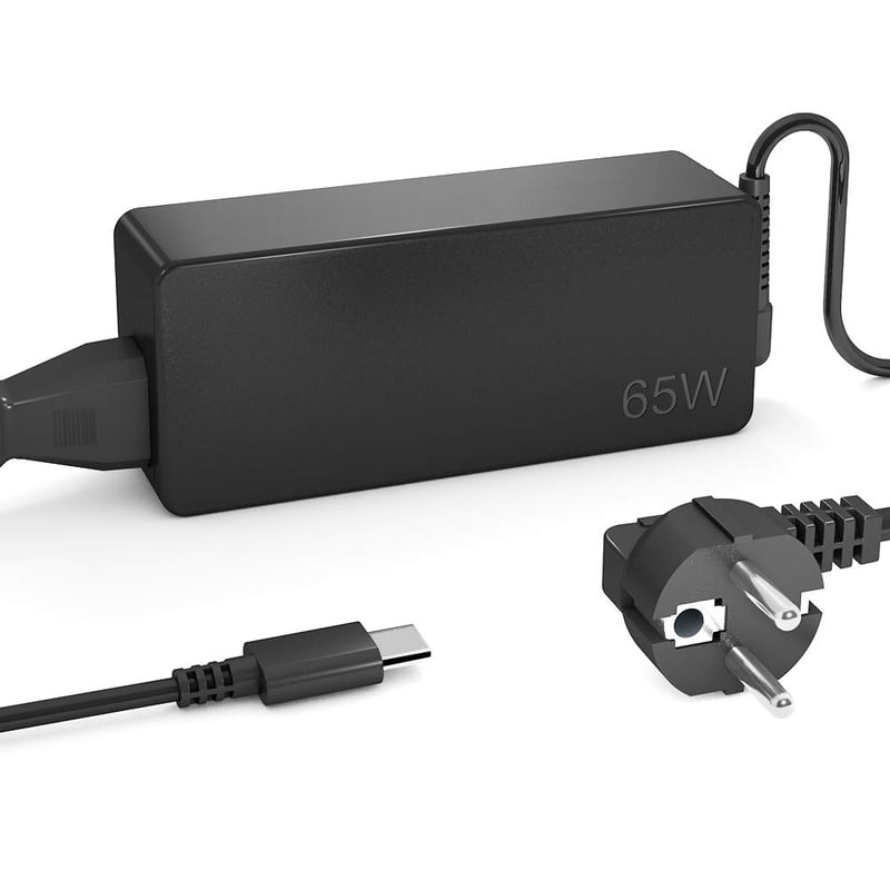 QYD 65W USB-C nabíjačka na notebook pre Lenovo Yoga 9i 7i 720 730 910 ThinkPad E14 E15 T14 T15 T480 T580 X1 Carbon Gen 9, náhradný sieťový adaptér