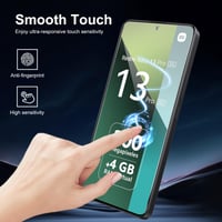 QZGWDY 3 ks Tvrdené sklo pre Xiaomi Redmi Note 13 Pro 5G/4G, ochranná fólia na displej, tvrdosť 9H, HD priehľadné, ochranné sklo bez bublín 3