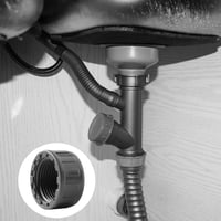 QZKJQDD PVC csavaros menetes zárókupak tömítő gumigyűrűvel kerek belső menettel tömlőcsatlakozóhoz csővégekre 2 db 6