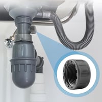 QZKJQDD PVC csavaros menetes zárókupak tömítő gumigyűrűvel kerek belső menettel tömlőcsatlakozóhoz csővégekre 2 db 5