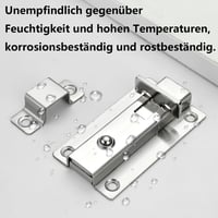 QZKJQDD rozsdamentes acél kilincs zár biztonsági ajtózár 3