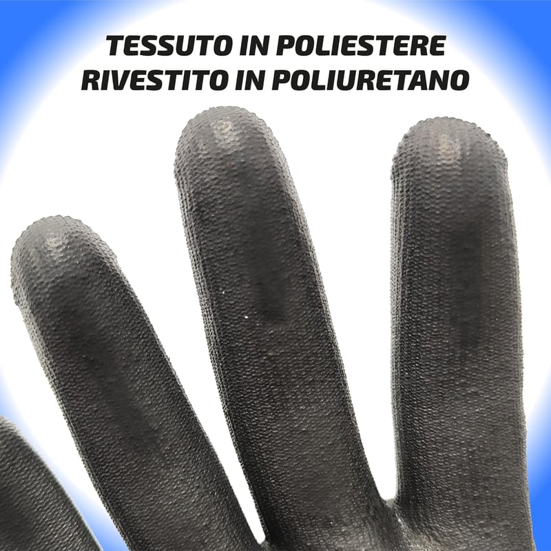 R MOVE 12 Pár XL Védőkesztyű Munkaruházat, Kopás- és Vágásbiztos Kesztyű Férfiaknak és Nőknek