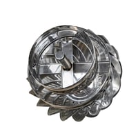 R.S Online-Store 150 mm Otočná nerezová komínová strieška, komínová hlavica, vetracia strieška, krbová strieška, strešná komínová hlavica 2