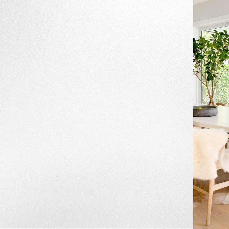 rabbitgoo Ablak Fólia Mattított Üveg Hatás Önragasztós Privát 44,5x400cm Fehér