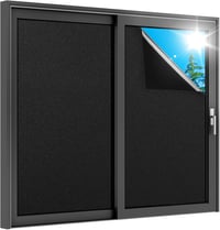 rabbitgoo Ablakfólia Fekete 90x200cm - UV Védelem, Sötétítő Privát Fólia 1