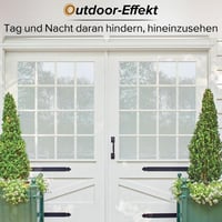rabbitgoo Ablakfólia Mattított Privát Üveghatás 60x120cm Öntapadós UV Védelem 6
