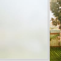 rabbitgoo Matt opak ablakfólia homályos üveg hatással UV védelemmel, statikus öntapadó, ragasztófólia nélkül 90 x 300 cm magánszféra 1