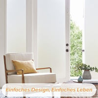 rabbitgoo Ablakfólia Satin Üveg Hatás 75x200cm Önragasztós Privát Fényzáró 6