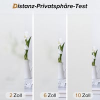 rabbitgoo Matt opak ablakfólia homályos üveg hatással UV védelemmel, statikus öntapadó, ragasztófólia nélkül 90 x 300 cm magánszféra 8