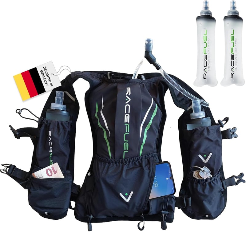 RACEPACE Marathon Futó Hátizsák Ultralight Hidratációs Backpack Futáshoz Túrázáshoz