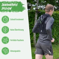RACEPACE Ultralight Hidratációs Hátizsák Futáshoz Túrázáshoz Kerékpározáshoz 1.5L 4