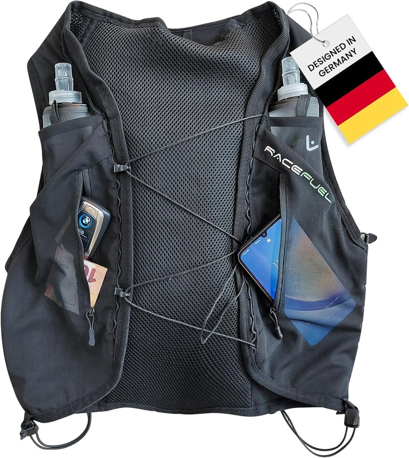 RACEPACE Ultralight Hidratációs Hátizsák Futáshoz Túrázáshoz Kerékpározáshoz 1.5L