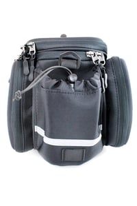 Cyklistická taška Racktime Odin čierna 13 l + 10 l, taška na nosič, unisex cyklistická úložná taška 6