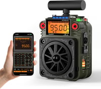 Raddy RF750 Plus hordozható rádió AM FM SW sávokkal, alkalmazásvezérléssel és SOS funkcióval 1