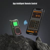 Raddy RF75A Hordozható Rádió APP Vezérléssel - AM/FM/VHF/SW Vevő Bluetooth Funkcióval, Újratölthető Zsebrádiós 3M Antennával 2