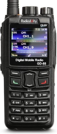 Radioddity GD-88 DMR Analóg 7W Kézi Rádió VHF UHF Duál Sávos Amatőr Rádiózáshoz 1