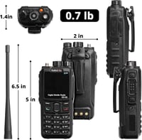 Radioddity GD-88 DMR Analóg 7W Kézi Rádió VHF UHF Duál Sávos Amatőr Rádiózáshoz 6