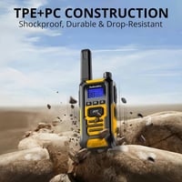 Radioddity HD-1 PMR walkie talkie készlet IP67 vízálló, SOS, USB-C töltés - 4 db 3