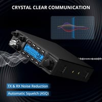 Radioddity QT80 10 méteres 80W amatőr rádió SSB/AM/FM mobil adóvevő zajcsökkentéssel 4