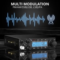 Radioddity QT80 10 méteres 80W amatőr rádió SSB/AM/FM mobil adóvevő zajcsökkentéssel 3