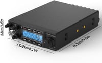 Radioddity QT80 10 méteres 80W amatőr rádió SSB/AM/FM mobil adóvevő zajcsökkentéssel 8
