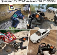 Radiolink RC4GS V3 5 csatornás távirányító giroszkóppal 2.4GHz autóhoz drónhoz 5