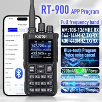 Radtel RT-900 8W többsávos amatőr rádió 256 csatornás VHF/UHF walkie talkie 2