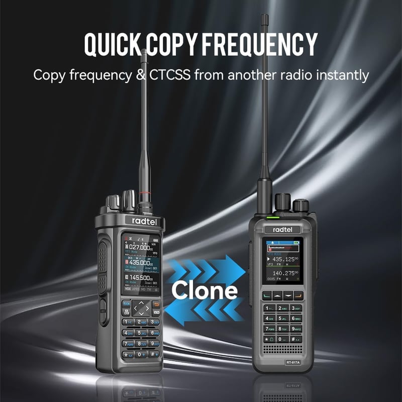 Radtel RT-950 PRO amatőr rádió GPS/APRS 10W walkie talkie hosszú hatótáv