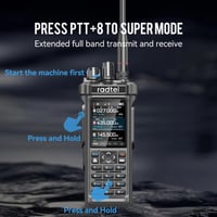 Radtel RT-950 PRO amatőr rádió GPS/APRS 10W walkie talkie hosszú hatótáv 6