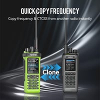 Radtel RT-950 PRO amatőr rádió GPS/APRS 10W walkie talkie zöld + programozó kábel 4