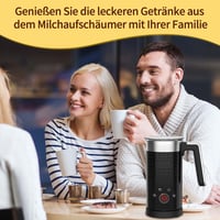 Rafow 4 az 1-ben elektromos tejhabosító 300ml automata csendes forró hideg hab 7