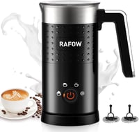 Rafow 4 az 1-ben elektromos tejhabosító 300ml automata csendes forró hideg hab 1