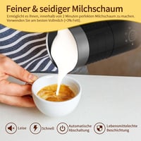 Rafow 4 az 1-ben elektromos tejhabosító 300ml automata csendes forró hideg hab 4