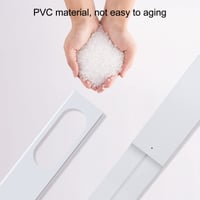 Prenosná súprava na okno pre klimatizáciu Raguso, 4-dielna ventilačná súprava z PVC a ABS — na predaj sú prvky zobrazené na obrázku (stav: pozri 2. obrázok) 5