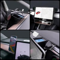 RAGZAN Tesla Model 3/Y Középkonzol Rendszerező - Mágneses Tárolódoboz Műszerfal Alá, Zsebkendőtartóval, Telefontartóval 2017-2024 Modellekhe 5