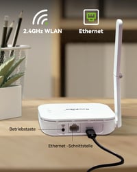 Programator de irigații WiFi RAINPOINT cu gateway antenă și intrare din cupru, IP65, control prin aplicație și vocal, sistem automat de irigare a grădinii bazat pe prognoza meteo 2
