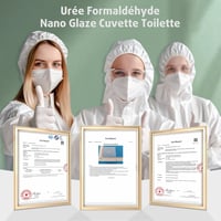 Rainsworth Nano Glaze D-alakú WC-ülőke gyerekeknek, antibakteriális, lágyzáras - fehér 2
