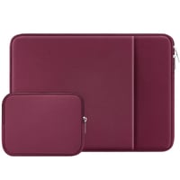Husă laptop RAINYEAR de 16 inchi pentru MacBook Pro/Max M5 A3428 cu geantă mică - Roșu 1